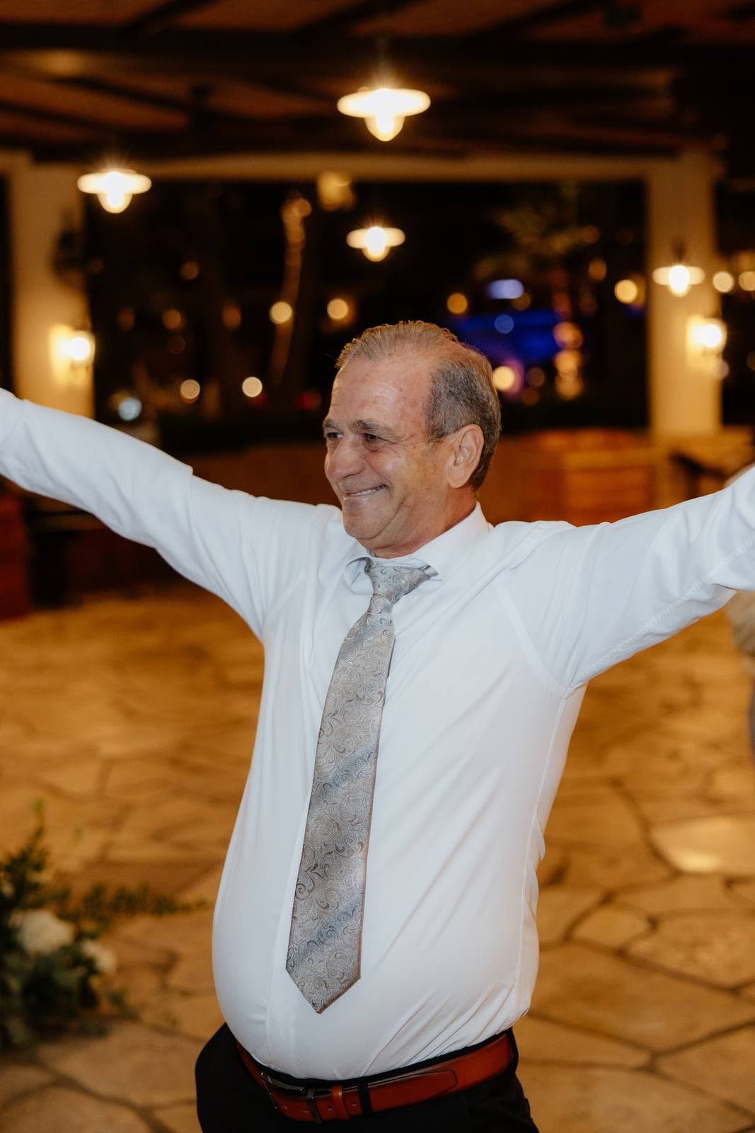 Christos & Eleni, a guest dancing