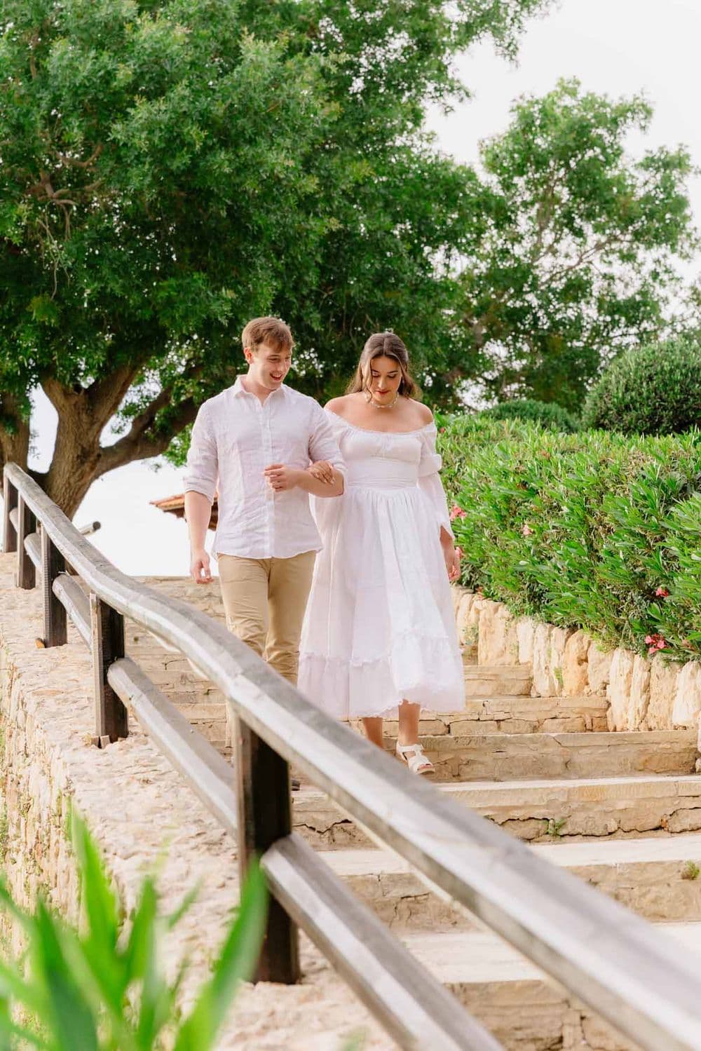 An engagement session at Lemba Gardens and Sandy Beach