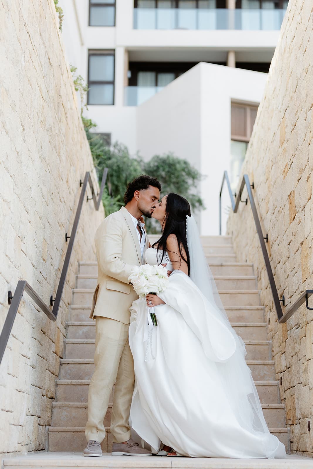Katie & Liam: one wedding, two venues in Limassol