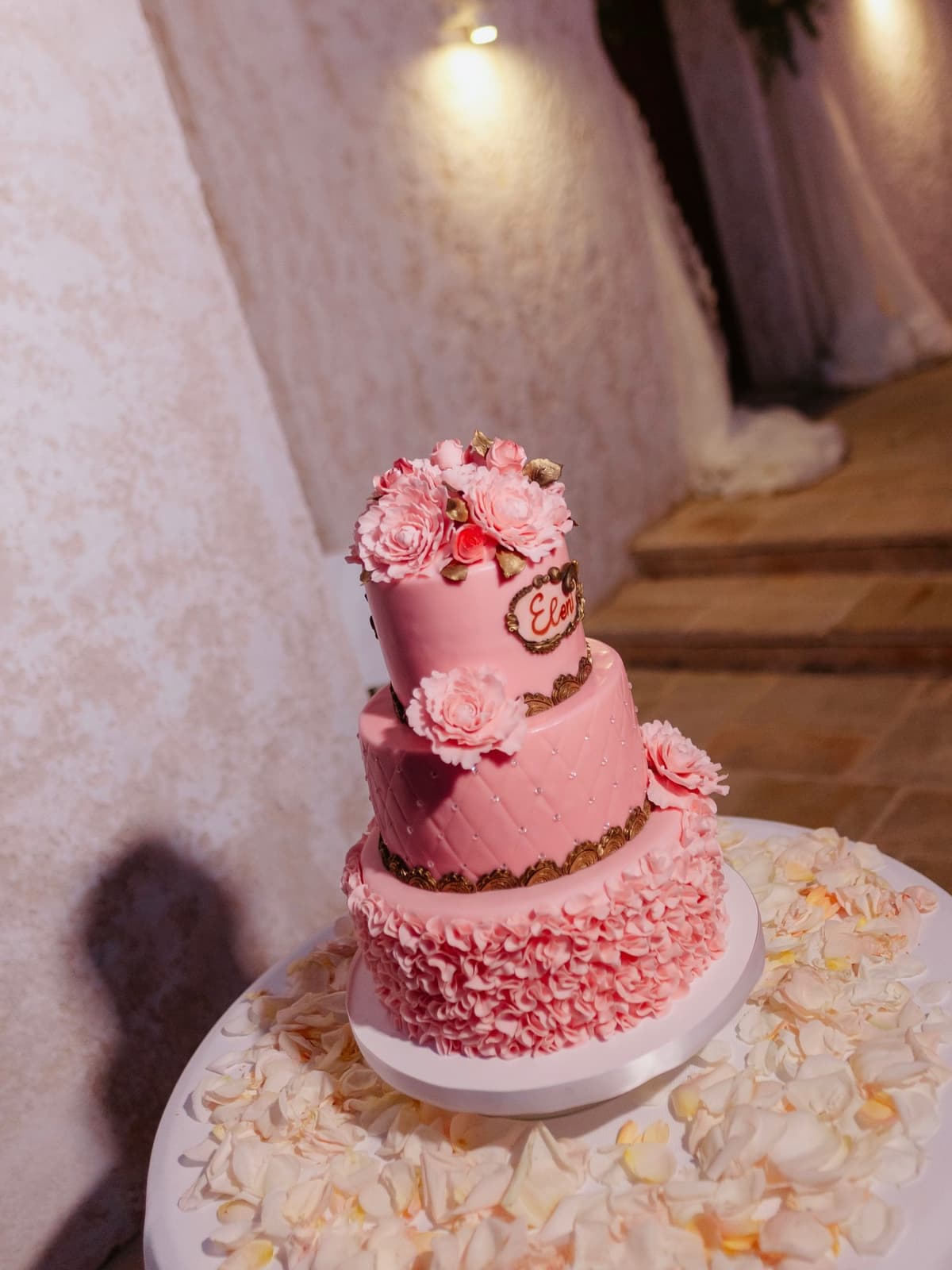 The wedding cake