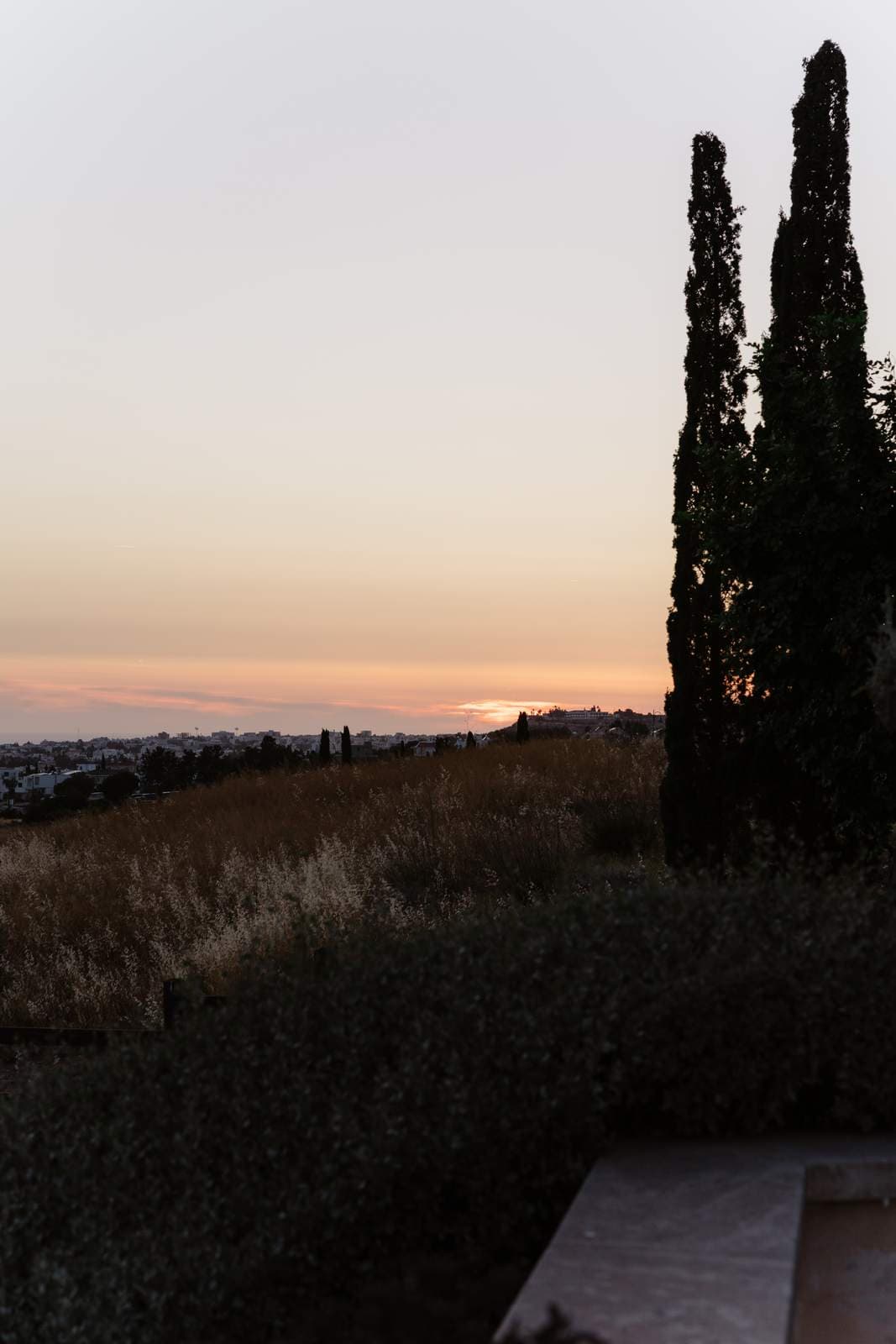 Sivan & Elon, sunset over the hills